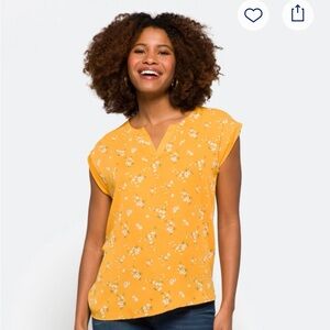 Papermoon Mustard Floral Blouse